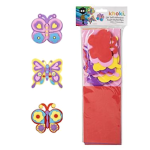 Art + Craft Foam Butterflies Making Kit -10 Piece 